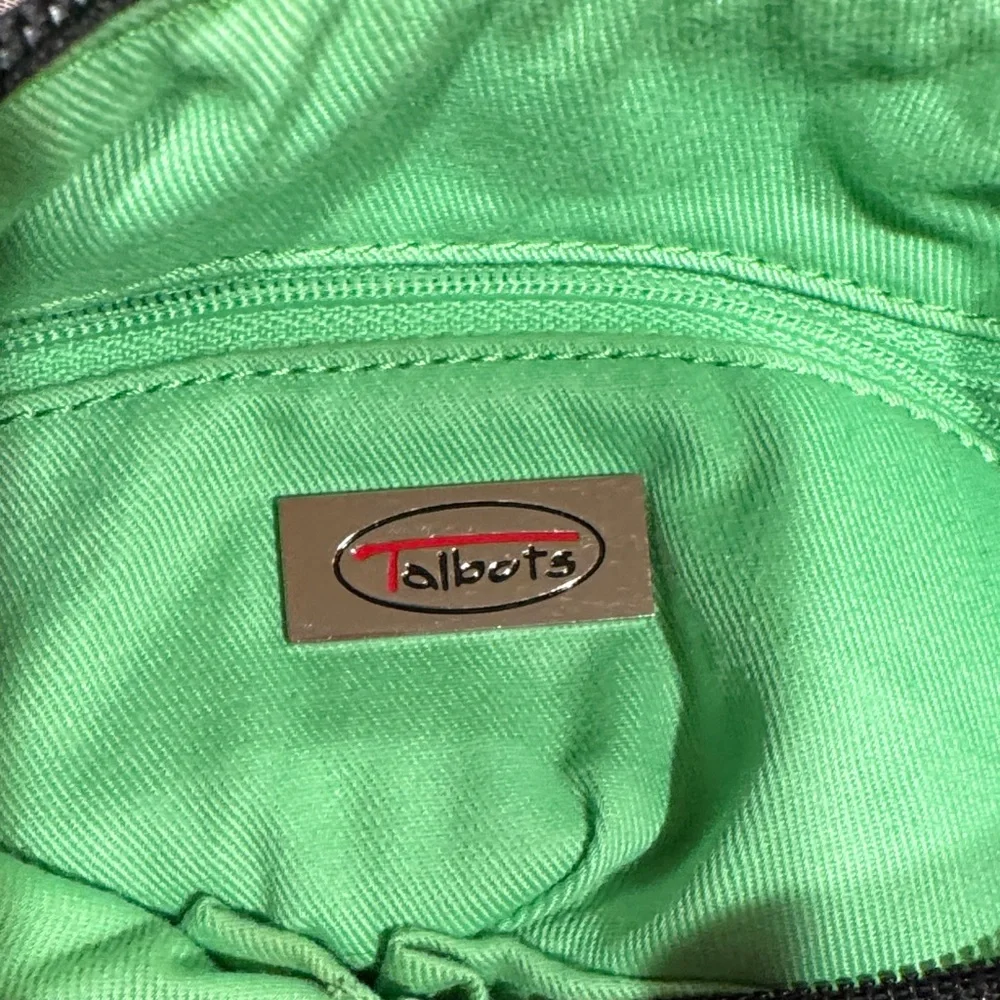 Talbots Dragonfly Shoulder Bag Y2K Mini Purse Black Green Cute - Picture 6 of 8